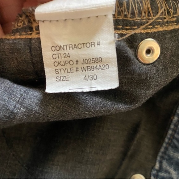 Vintage 90s / 1990s Calvin Klein Classic Straight Jeans - size women's 4 / 30 - Picture 11 of 11